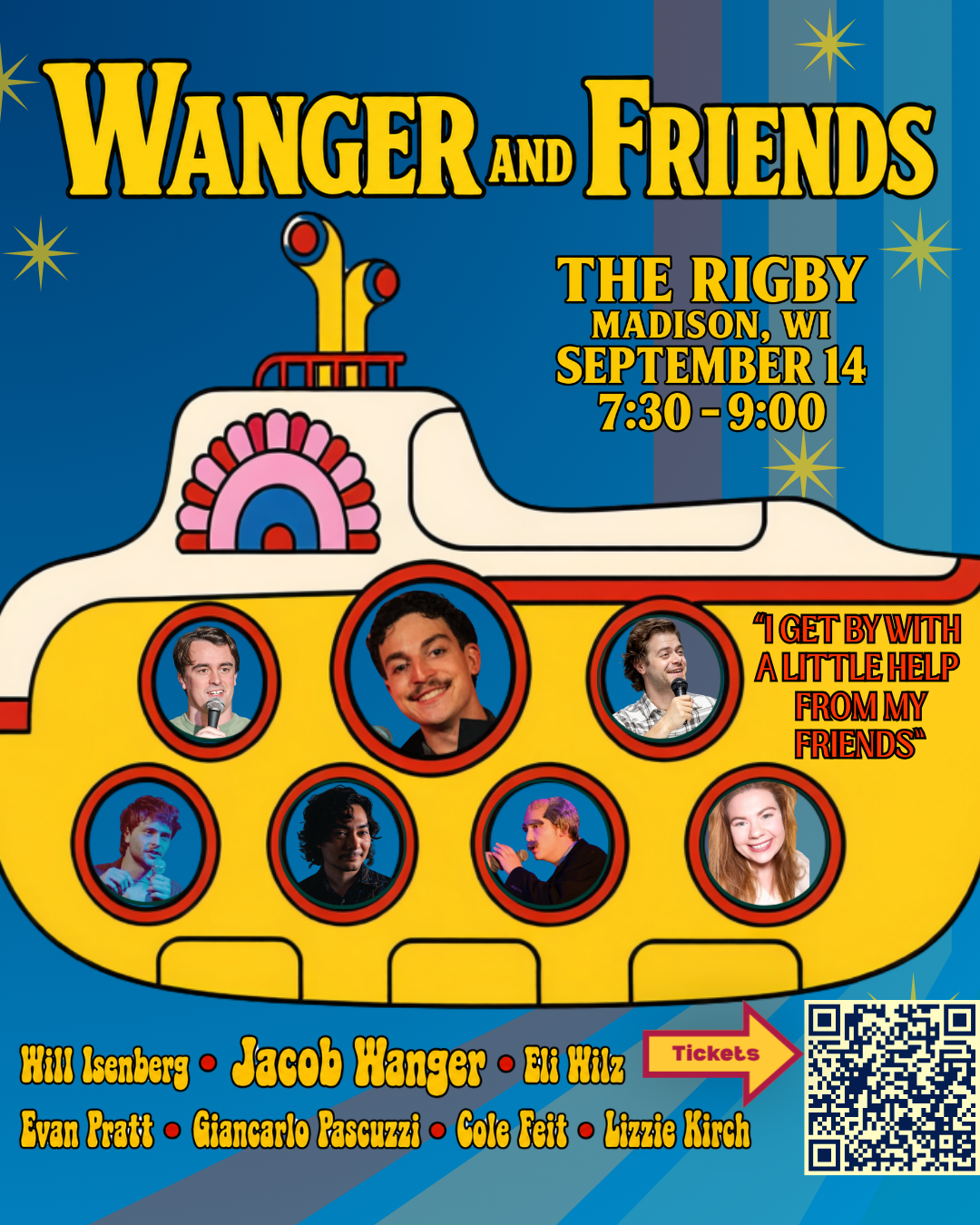Wanger and Friends event poster